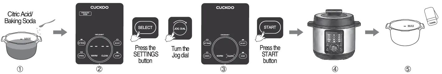 CUCKOO CMC-ZSN601F Multi Pressure Cooker 9