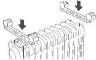 Orbegozo RAD 2500 - Assembly Figure 1