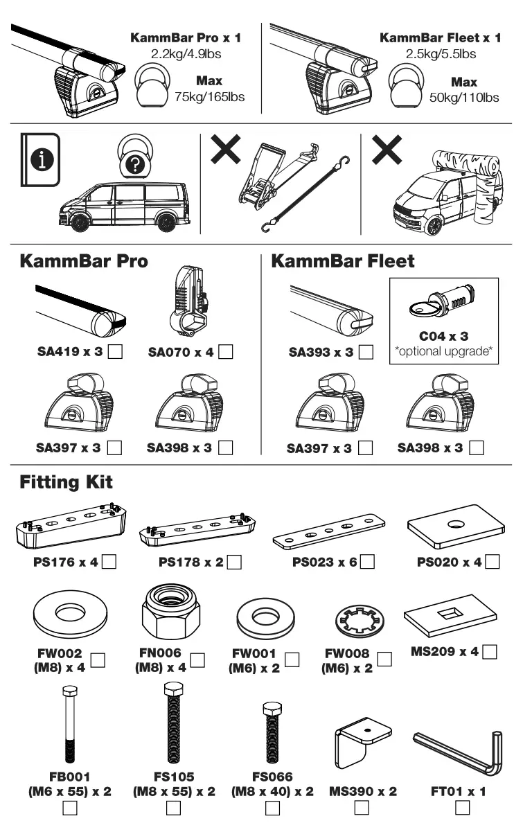 Rhino TA3PR FL KammBar - fig