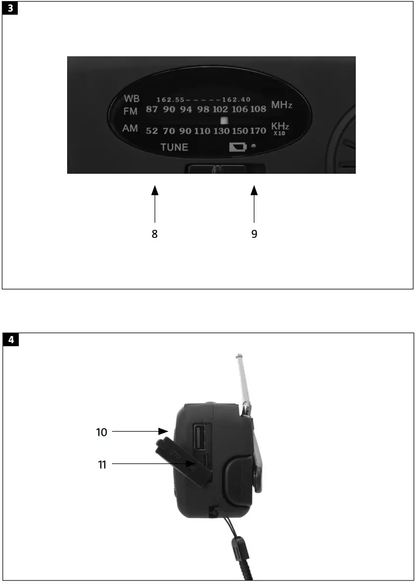 Bright 019413 FM Radio with Manual Crank Charging - fig 1