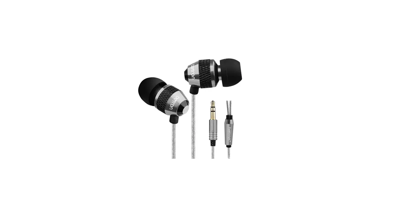 Betron B25 Noise Isolating In-ear Wired Headphones User Manual
