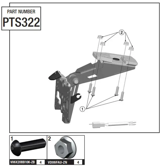 rizoma PTS322 License Plate Holder - 2