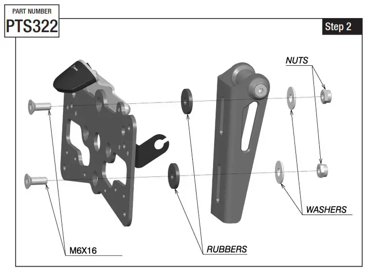 rizoma PTS322 License Plate Holder - 3