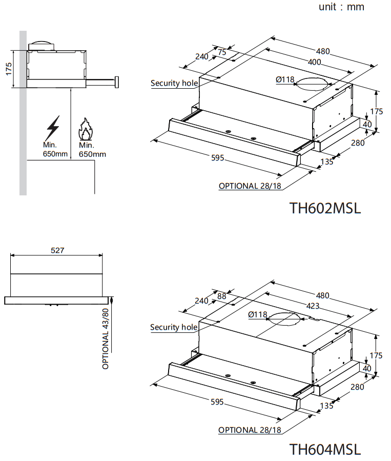 DiLusso TH602MSL Telescopic Hood 600MM - FIG4