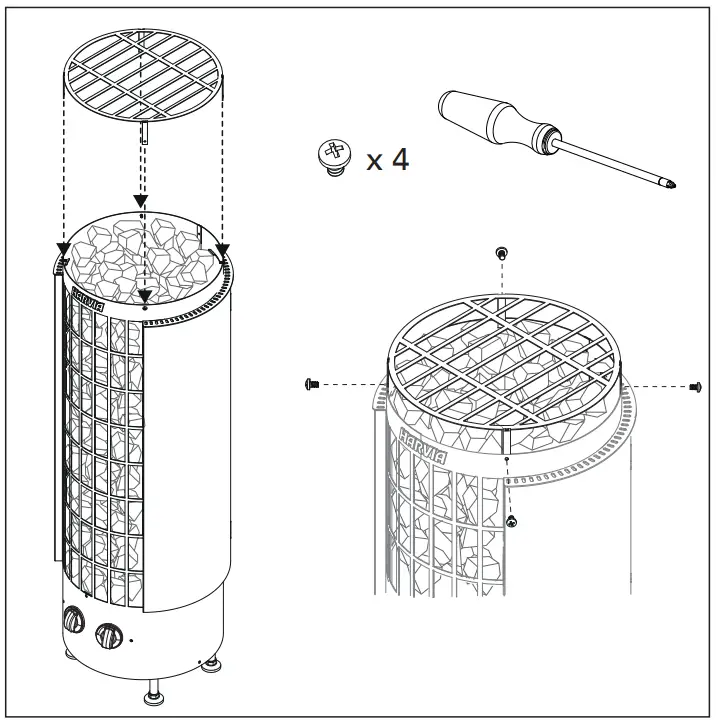 HARVIA HPCS Series Sauna Heater fig 9