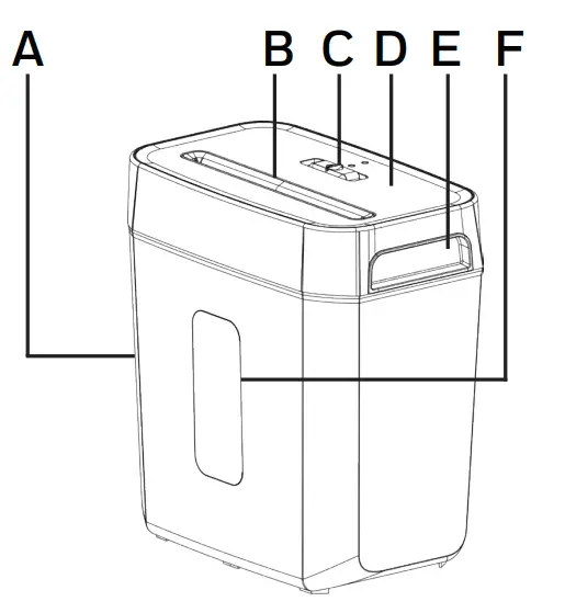 Honeywell-9338DS-8-Sheet-Micro-Cut-Shredder-FIG-2
