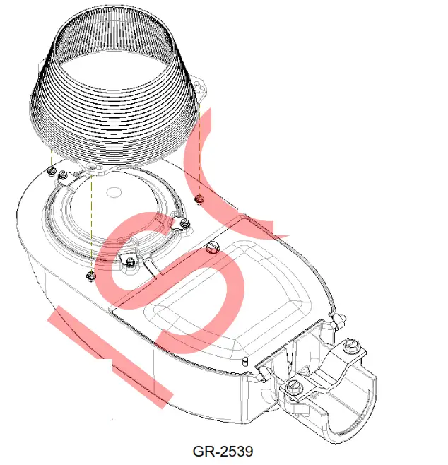 AcuityBrands WL1 Watch Light NEMA Head Security-