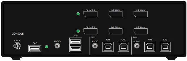 BLACK BOX KVS4-1002V 4-Port Display Port Kvm Switch-FIG1
