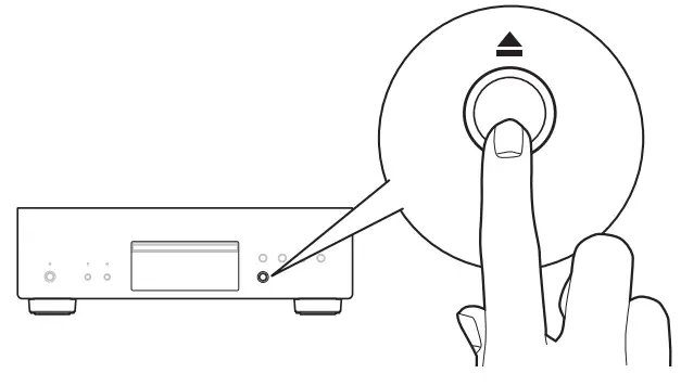 DENON DCD-A110 Amplifier-to open the disc tray