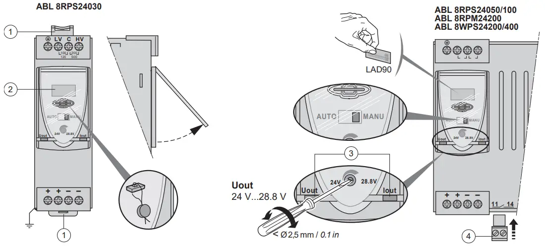 Schneider Electric 8RPM24200 Regulated Switch Power Supply -