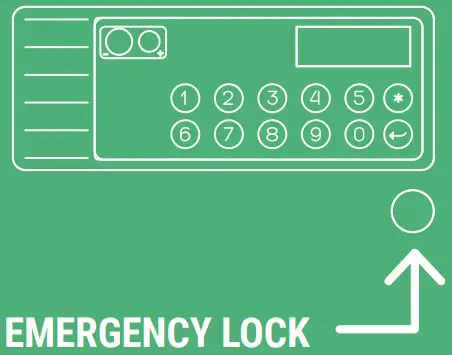 ARREGUI SUPRA Electronic Opening Key Safe - FIGURE 1