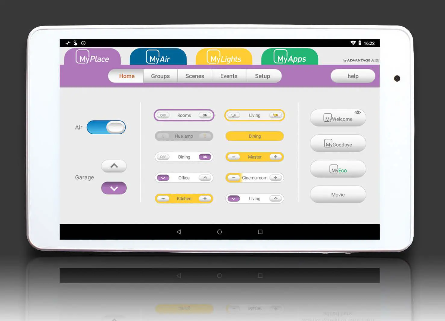Myplace Android Wall Mounted Touch Screen User Manual