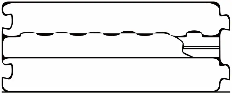 GLOBAL INDUSTRIAL 5 Channel Heavy Duty Cable Protector -COMPONENTS