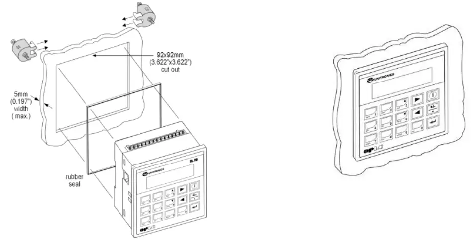 UNITRONICS V120-22-R1 PLC Controllers - Panel Mounting