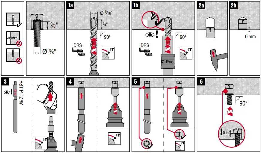 HILTI HDI-P TZ Flush Anchor-fig2