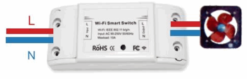 Moes MS-101-16A Wifi Smart Switch - Celling lamp