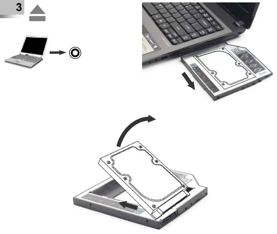 gembird MF 95 02 Slim Mounting Frame - Fig1