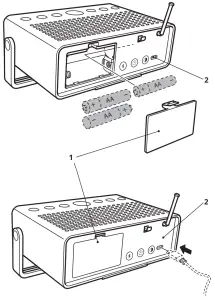 IKEA DANDIMPEN Alarm Clock Radio Bluetooth Speaker - 1