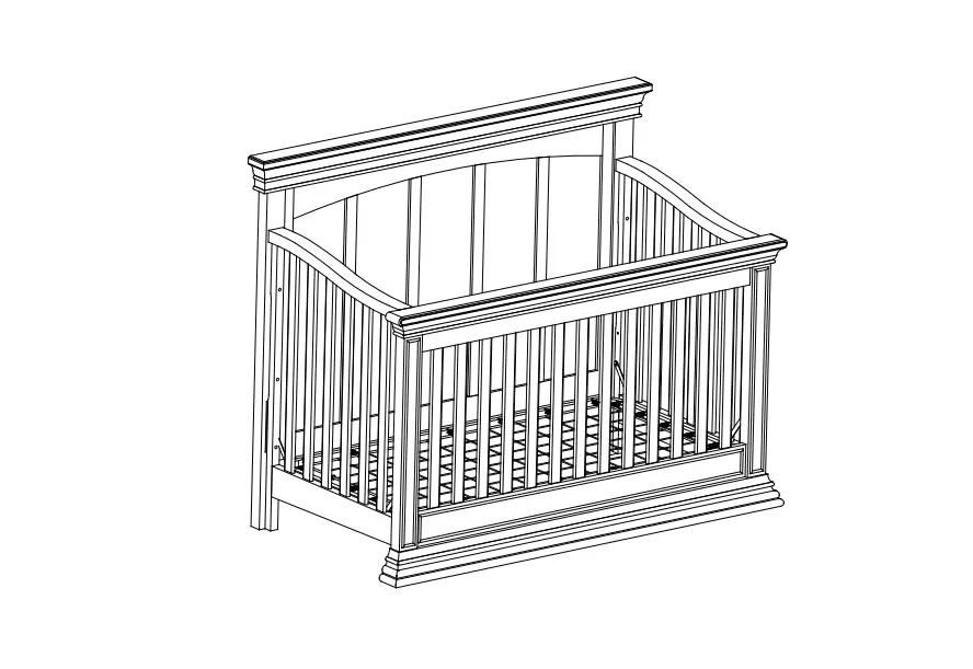 Sorelle Modesto/monterey Flat Top Crib Assembly Instruction