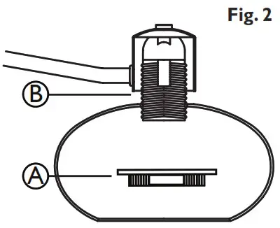 JOHN LEWIS Elio Pendant 3 Arm Ceiling Light - Fig. 2