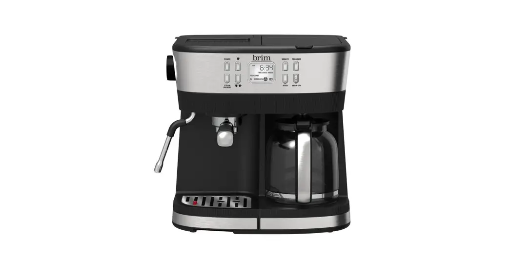 Brim 50018 19 Bar Espresso And 10 Cup Programmable Coffee Maker Instruction Manual