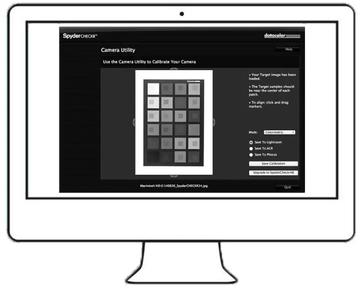 datacolor SCK200 Spyder Checkr 24 Color Chart-Save and Apply Preset