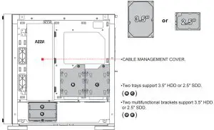 AZZA CSAZ-7000 Zircon Full Tower PC Case -figure 16