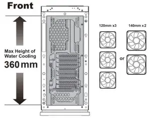 AZZA CSAZ-7000 Zircon Full Tower PC Case -figure 20