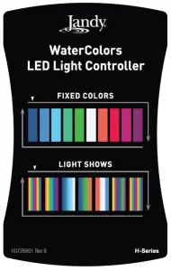 Jandy H0698200 WaterColors LED Light Controller - Operation2