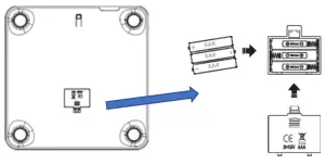 RCP ADF B833 Wireless Scale-Batteries