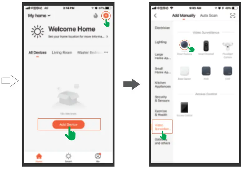 DENVER IOB-207 Wi-Fi IP Outdoor Smart Camera - Add Device