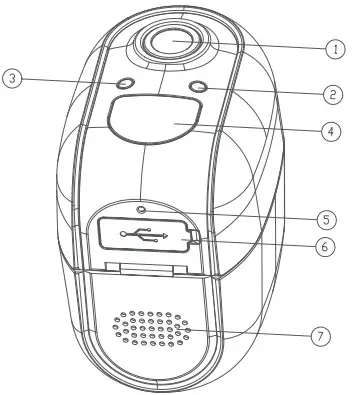 DENVER IOB-207 Wi-Fi IP Outdoor Smart Camera - Product Design