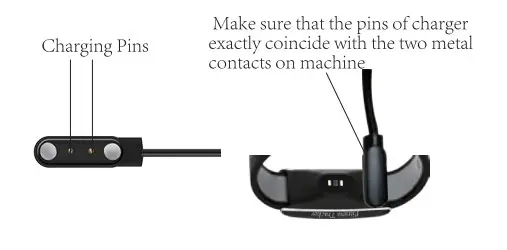 Charging Description of Wristband 2