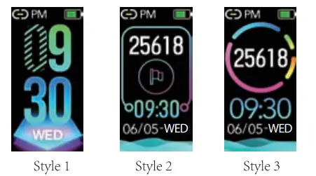 Screen style setting