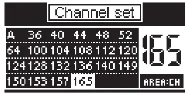 ACCSOON CINEEYE2PRORX CineEye II Pro Wireless Video Receiver - Channel Setting