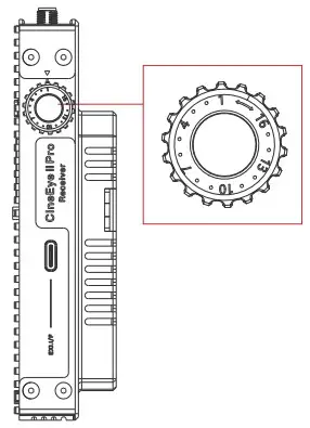 ACCSOON CINEEYE2PRORX CineEye II Pro Wireless Video Receiver - Group Settings