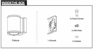 naturaled LED FX5DWS25 Energy Star Rated 25 Watt LED Wall Sconce Light