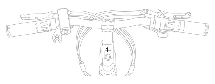 Handlebar & Stem Adjustment To adjust the angle of your stem loosen the stem bolt (1).