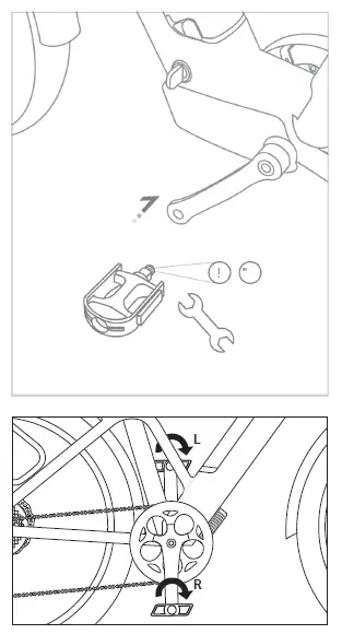 Assembly of the Pedals