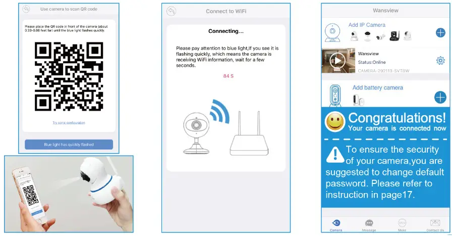 wansview Q3S HD Wireless IP Camera- HD Wirless IP Camera
