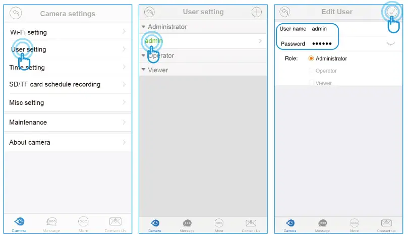 wansview Q3S HD Wireless IP Camera- Password