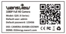 wansview Q3S HD Wireless IP Camera- QR Code 2