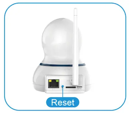 wansview Q3S HD Wireless IP Camera- Reset