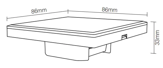 MiBOXER DP3 DALI RGB+CCT Dimming Panel fig1