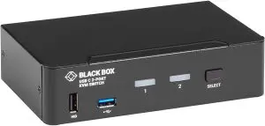 BLACK BOX KVMC4K-2P USB-C 4K KVM Switch - KVM Switch