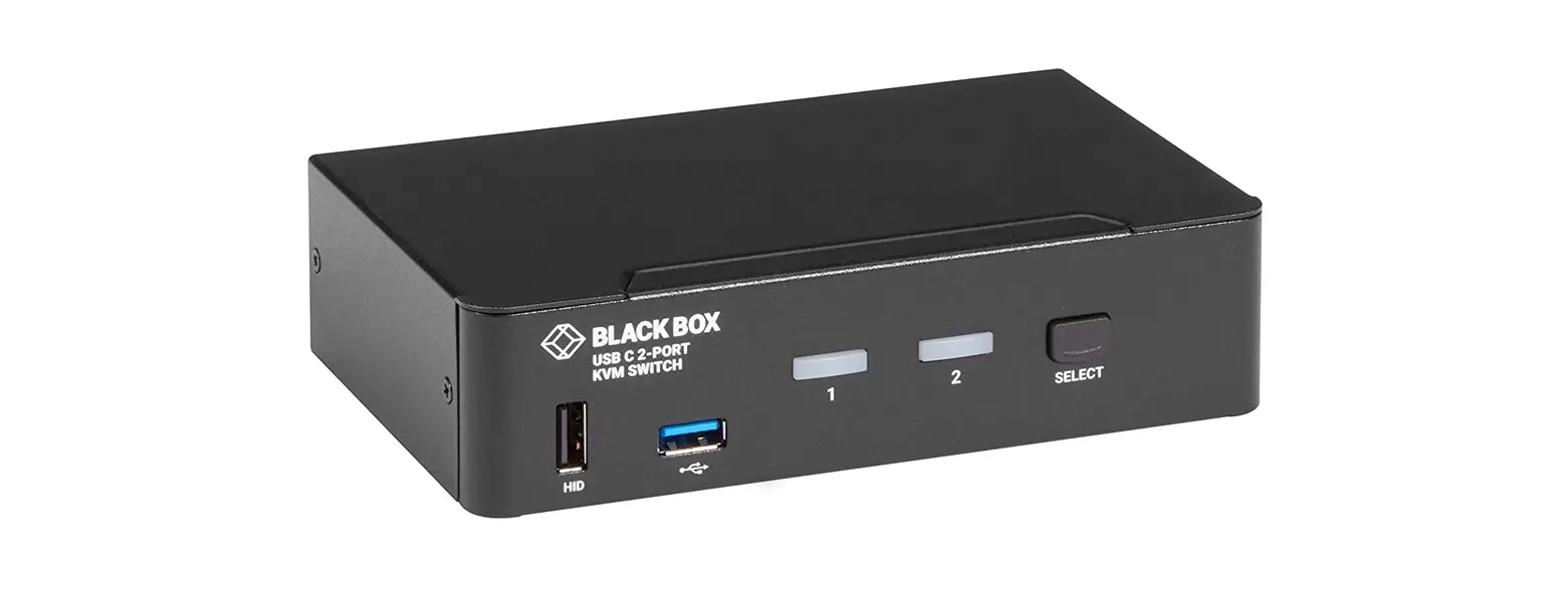 Black Box Kvmc4k-2p Usb-c 4k Kvm Switch User Manual