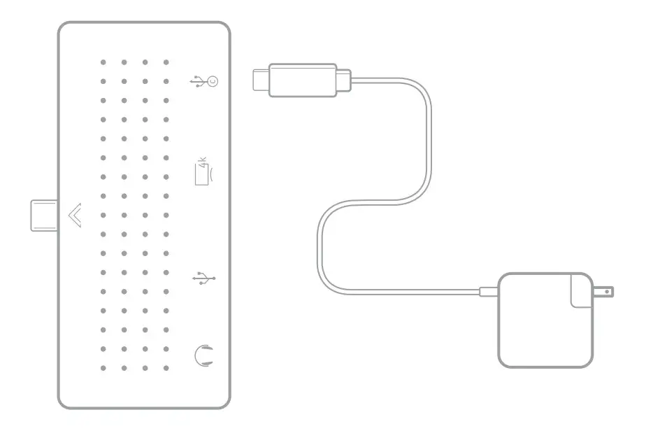 twelve south StayGo Mini USB-C Hub -Charging y