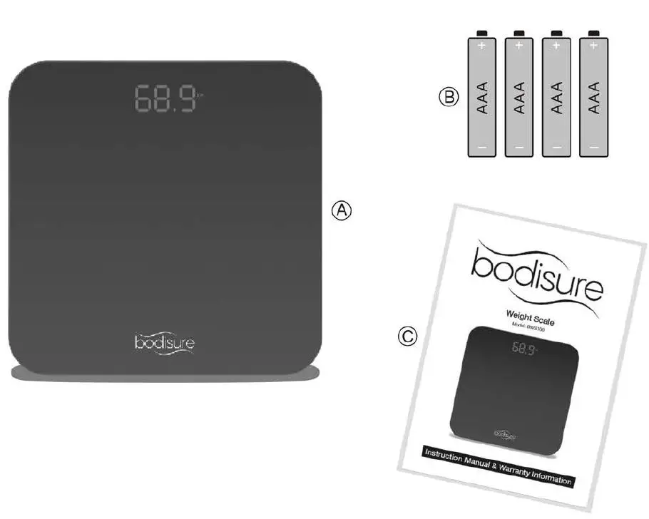 bodisure BWS100 Weight Scale-1