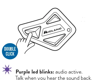 MIDLAND 10013375 BT Mini Communication System 7