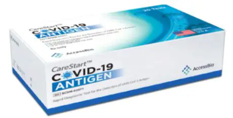 Sienna 102261 COVID-19 Antigen Rapid Test Cassette